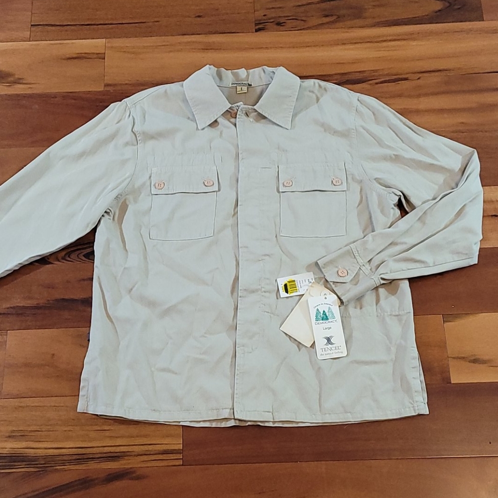 NWT Democracy Shirt Jacket